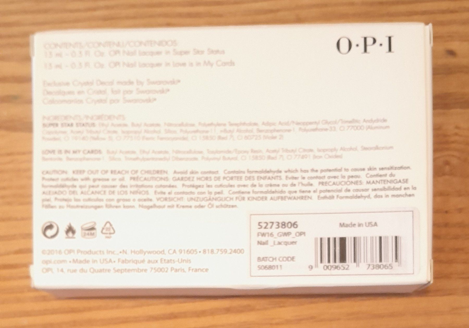 Opi Smalto per unghie: SWAROVSKI/O.P.I. Nagellackset – Nuovo (secondo la descrizione) da Adlikon b. Andelfingen venduto da Kraemse 2