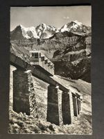 AK der Niesenbahn 1956 mit "Niesen Kulm" Stempel