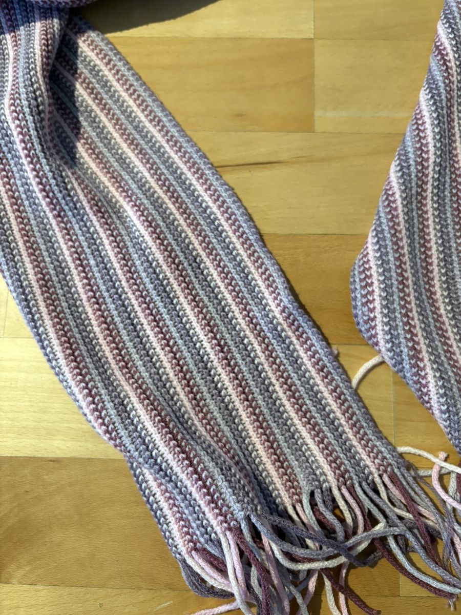 Foulards, Tücher & Schals: Scarf pink-blue – Gebraucht aus Rolle von gos_2xy5 1