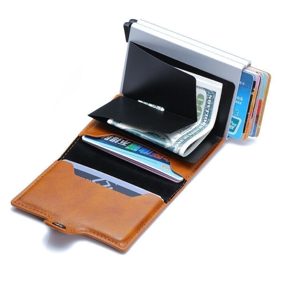 Brieftaschen: Braun RFID Block Leder Karten Restposten – Neu (gemäss Beschreibung) aus Kirchdorf AG von Lionstein