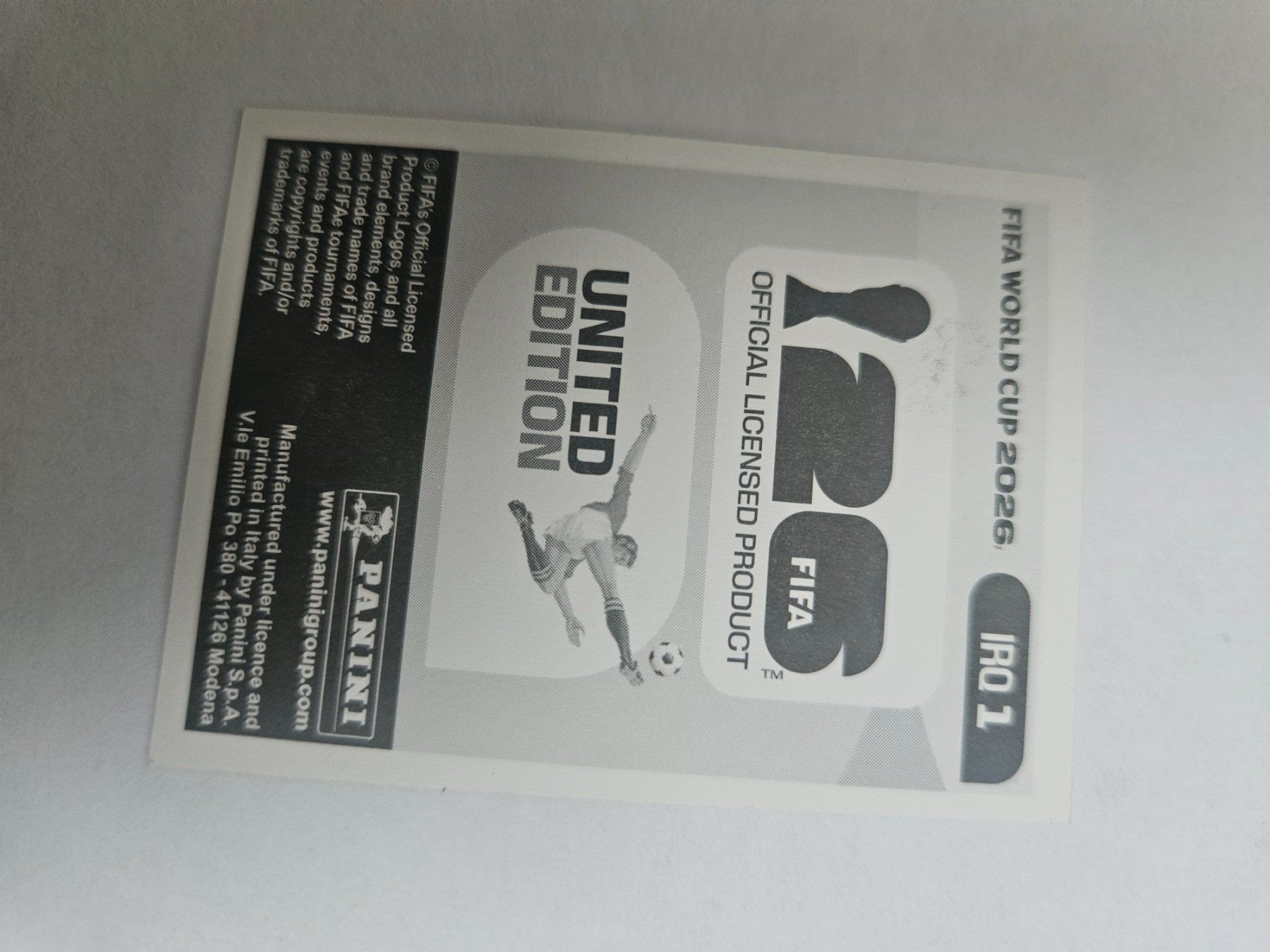 Panini Cartes à collectionner: IRQ 1 – D'occasion à Würenlingen par Dinli 1