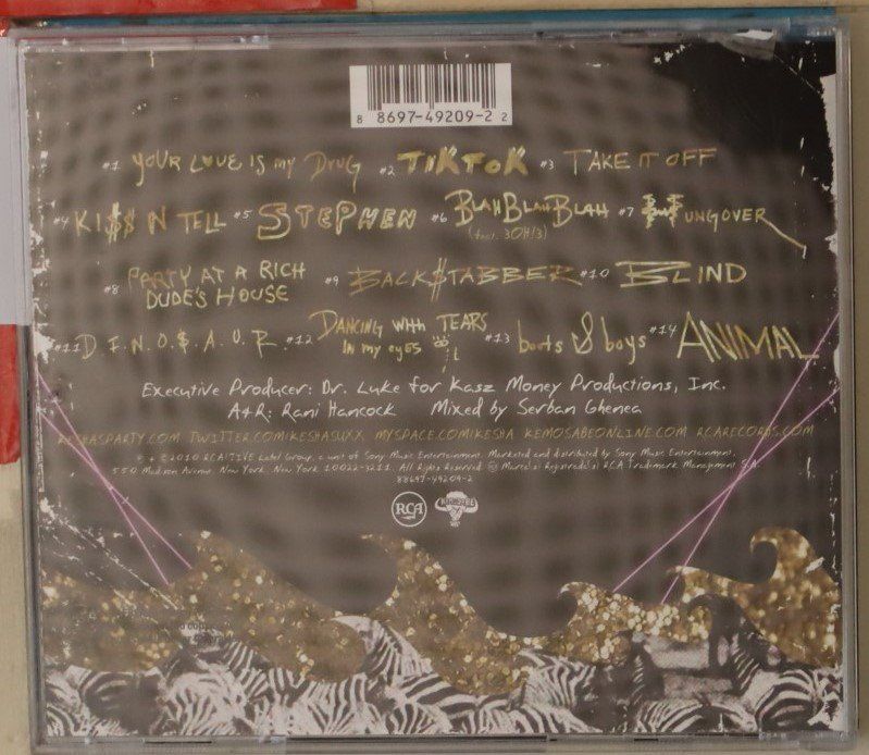 CD: Kesha – Animal – Usato da Luzern venduto da CONTENTI 2