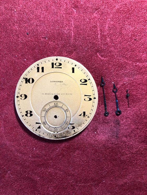 Cadran Montre De Poche Zenith – 40,5 Mm – Occasion (très Peu Plié)