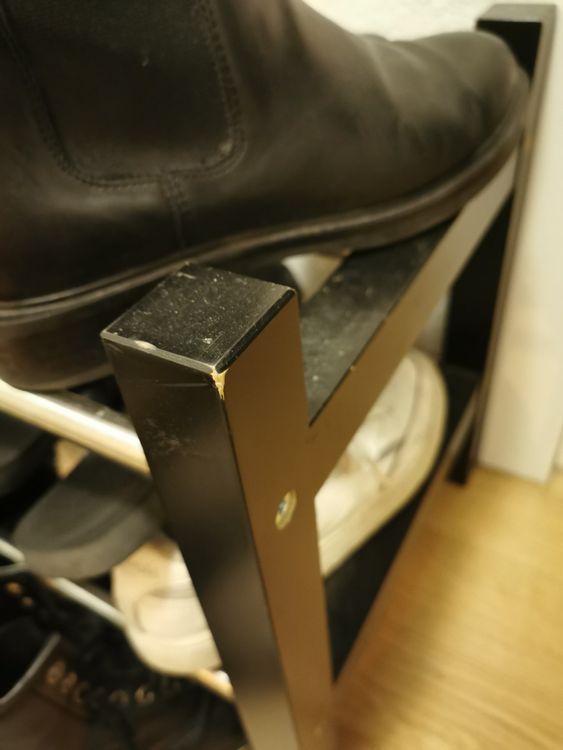 Ikea Schuhregal Tjusig schwarz Kaufen auf Ricardo