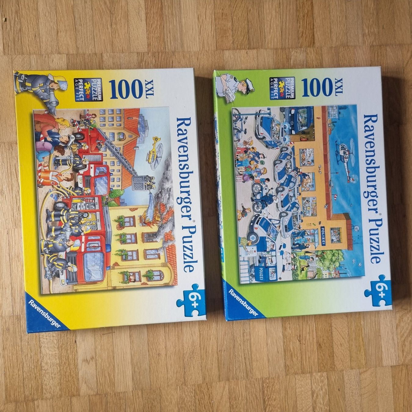 Ravensburger Puzzle: 2 Puzzles ab 6 Jahren je 100 Teile – Usato da Basel venduto da nattorp