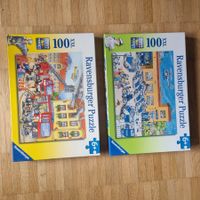 2 Puzzles ab 6 Jahren je 100 Teile