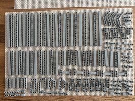Lego Technik hellgraue runde Lochbalken LotP