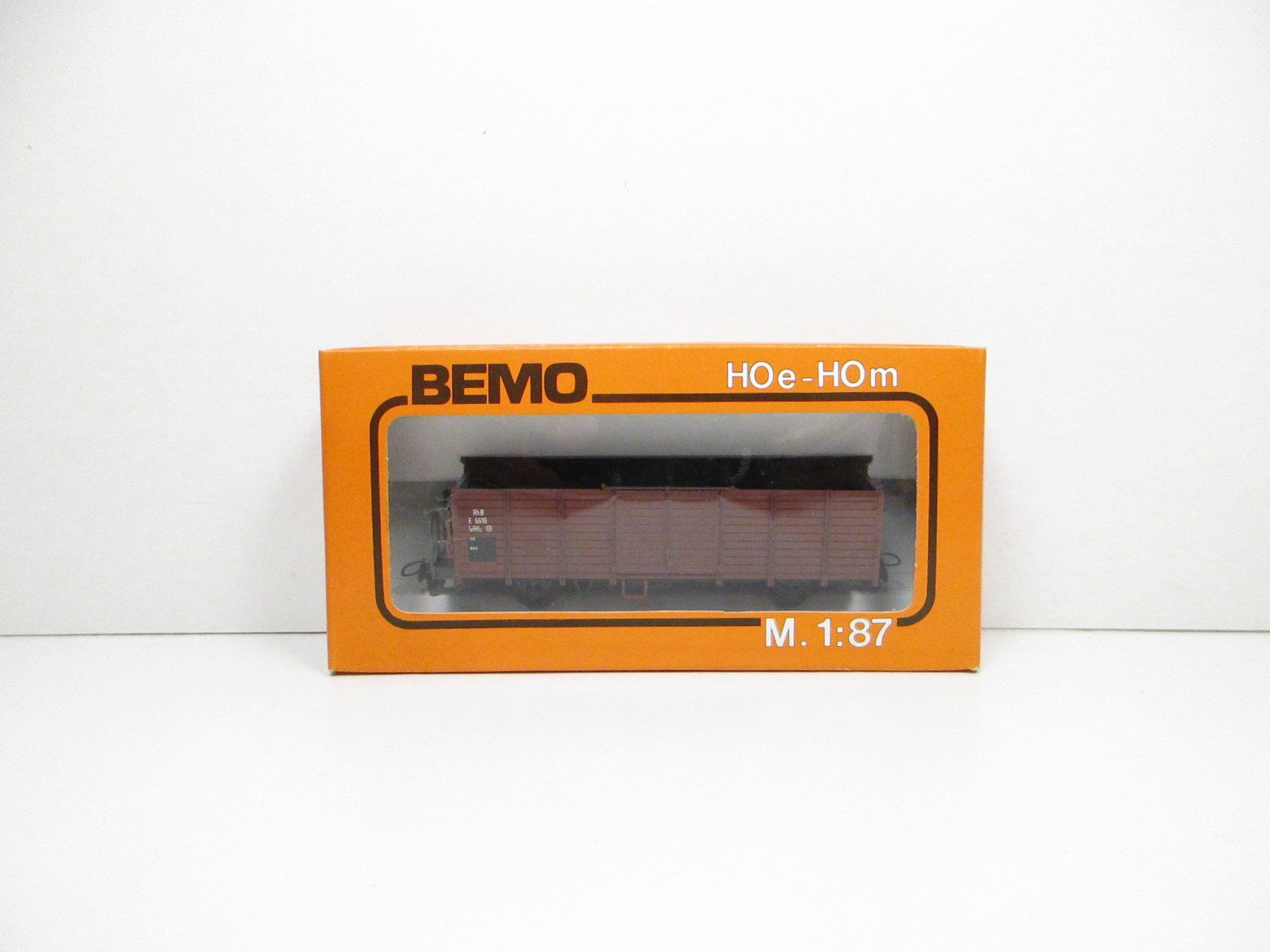 Bemo Modellini di ferrovie: Bemo H0m 2251 RhB Offener Güterwagen E 6616 – Usato da Olten venduto da Heinrich875