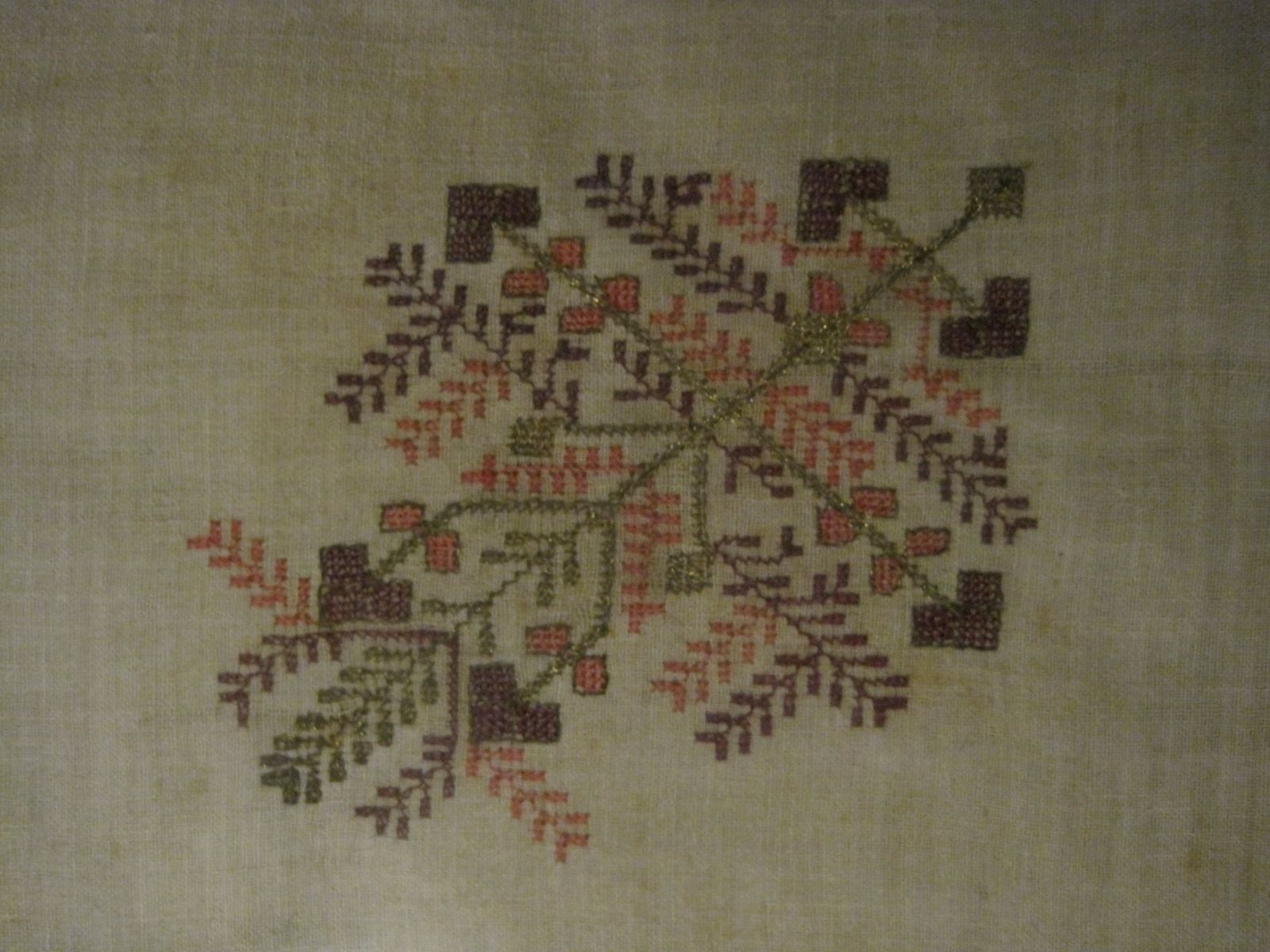 Leinwände & Keilrahmen: 2 tableaux broderies sous verre 1940-50 – Gebraucht aus Genève von DELIRBEADS 4
