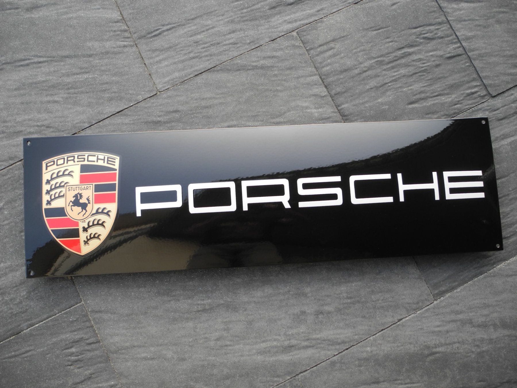 Porsche Insegne: XXL PORSCHE EMAILSCHILD – Nuovo (secondo la descrizione) da Reinach AG venduto da Huckleberrysix