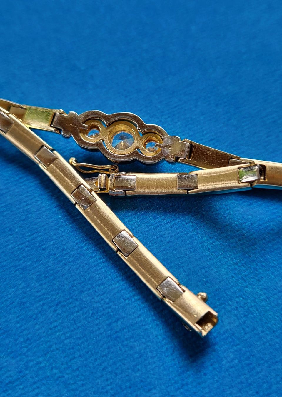 Armbänder & -reifen: Gold 585 Massiv Armband Mit Steine – Gebraucht aus Wald ZH von Aniade 2