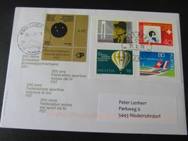 FDC 21.2.1979 Schützenfest + 200 Jh Schiessport 2024 Voll