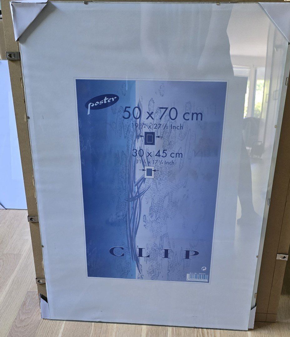 Cornici: Cliprahmen Transparent Rahmenlos 50 x 70 cm – Usato da Bergdietikon venduto da ewa1005 1