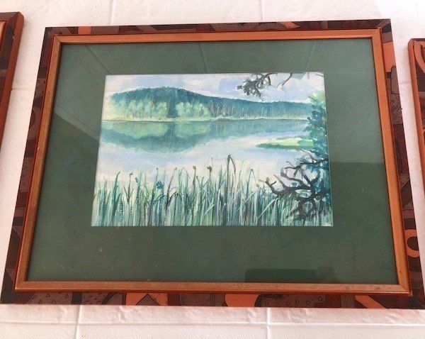Dipinti: Landschaft, rund um See - Aquarell A2 – Usato da Bösingen venduto da Lorak2612