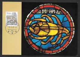 Maximumkarte Nr. 691 Skorpion Orts-ET Corippo 19.2.1985