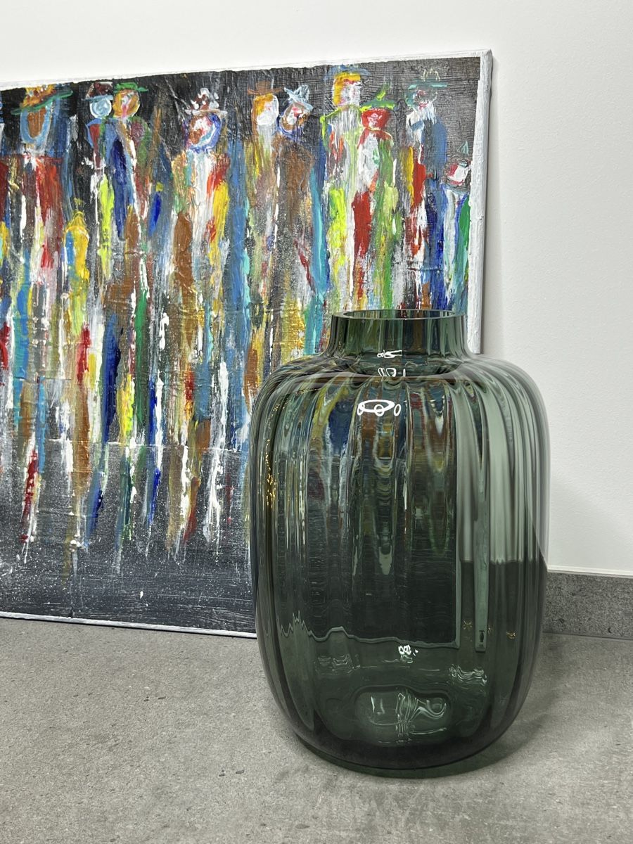 Vasen & Gefässe: Luxury Blue Glass Vase - New!!! – Neu und originalverpackt aus Cama von UnleashdByAna 2
