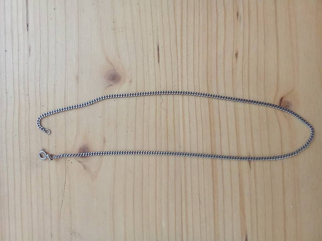 Catenine: Silber 925 Panzer Halskette 40 cm / 2 mm – Usato da Bern venduto da De_Boris