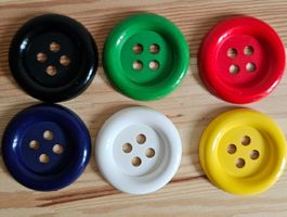 6 boutons décoratifs 5cm