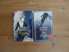 2 Taschenbücher Sandra Brown (Thriller, USA, deutsch)