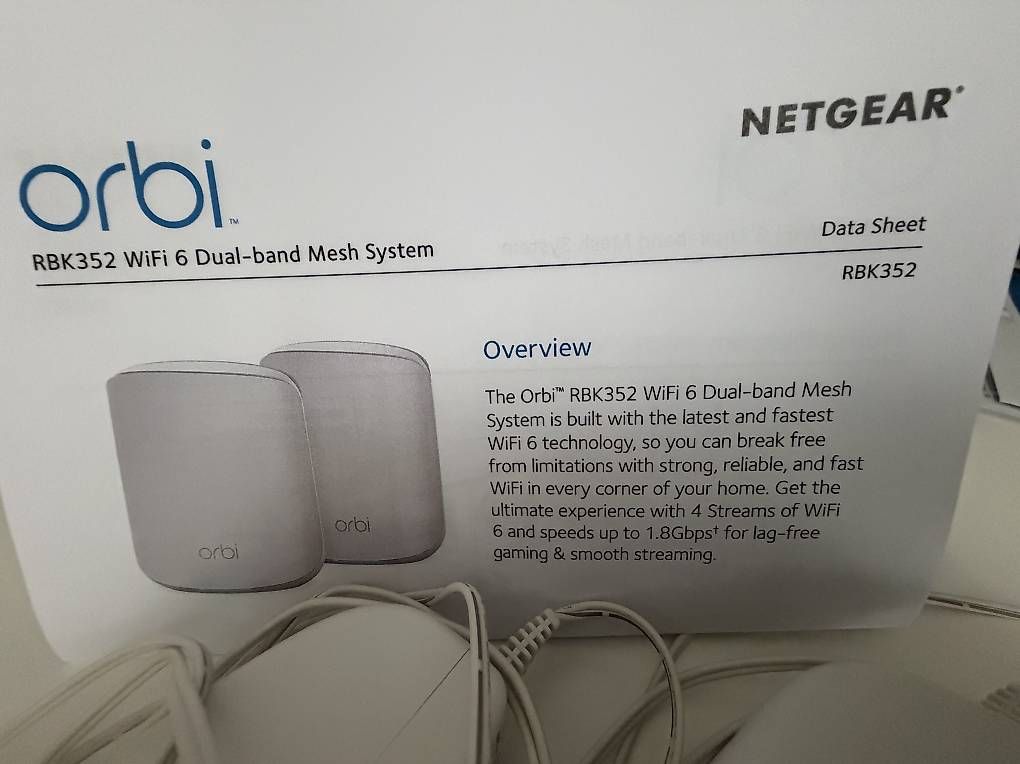 Orbi AX1800 WiFi 6 Dual-band Mesh Router (RBR350) (Gebraucht) in ...