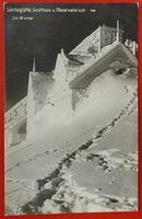 Säntis Gipfel 1926 - im Winter
