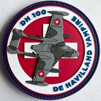 Schweizer Luftwaffe de Havilland Vampire PVC Patch
