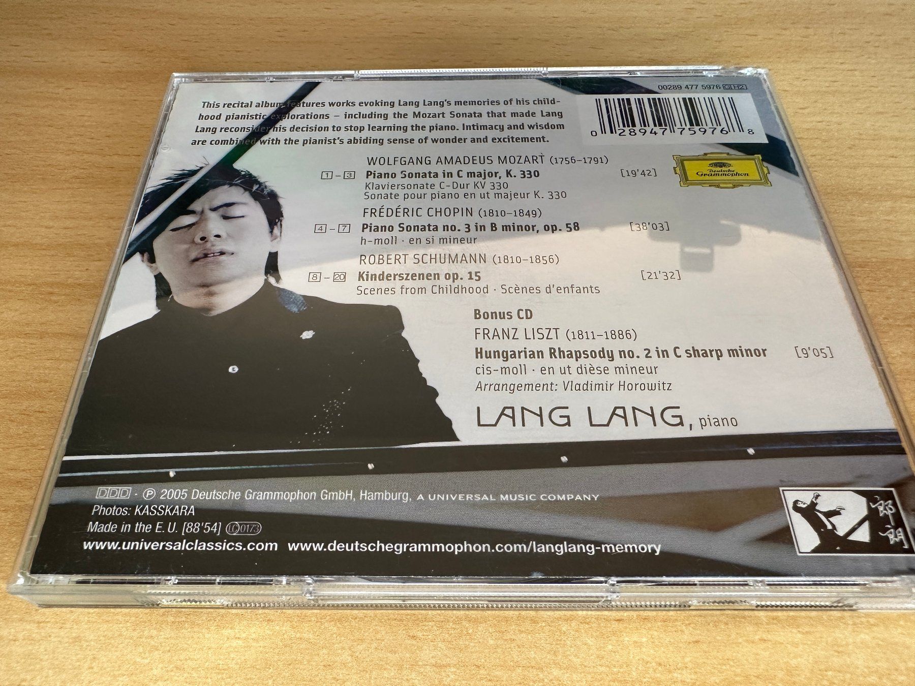 CD: Lang Lang – Memory - 2 CD – Usato da Rikon im Tösstal venduto da Alpenmutz 1