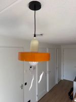 Orange Glas Hängelampe - Stilvolles Design 70er Stil