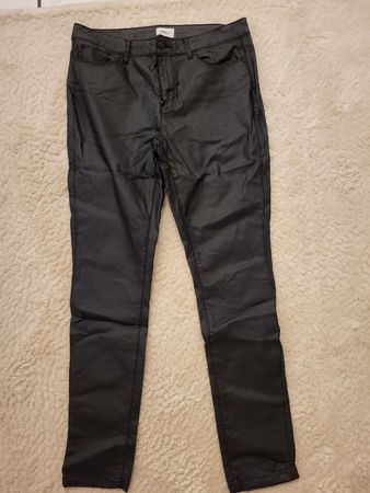 Only Damen Hose Lederoptik Gr L