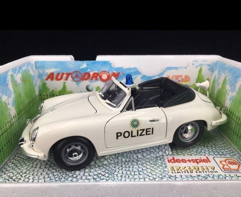 Porsche Modellautos: PORSCHE 356 POLIZEI im Massstab 1:18 – Neu und originalverpackt aus Erlenbach im Simmental von Model_box 8
