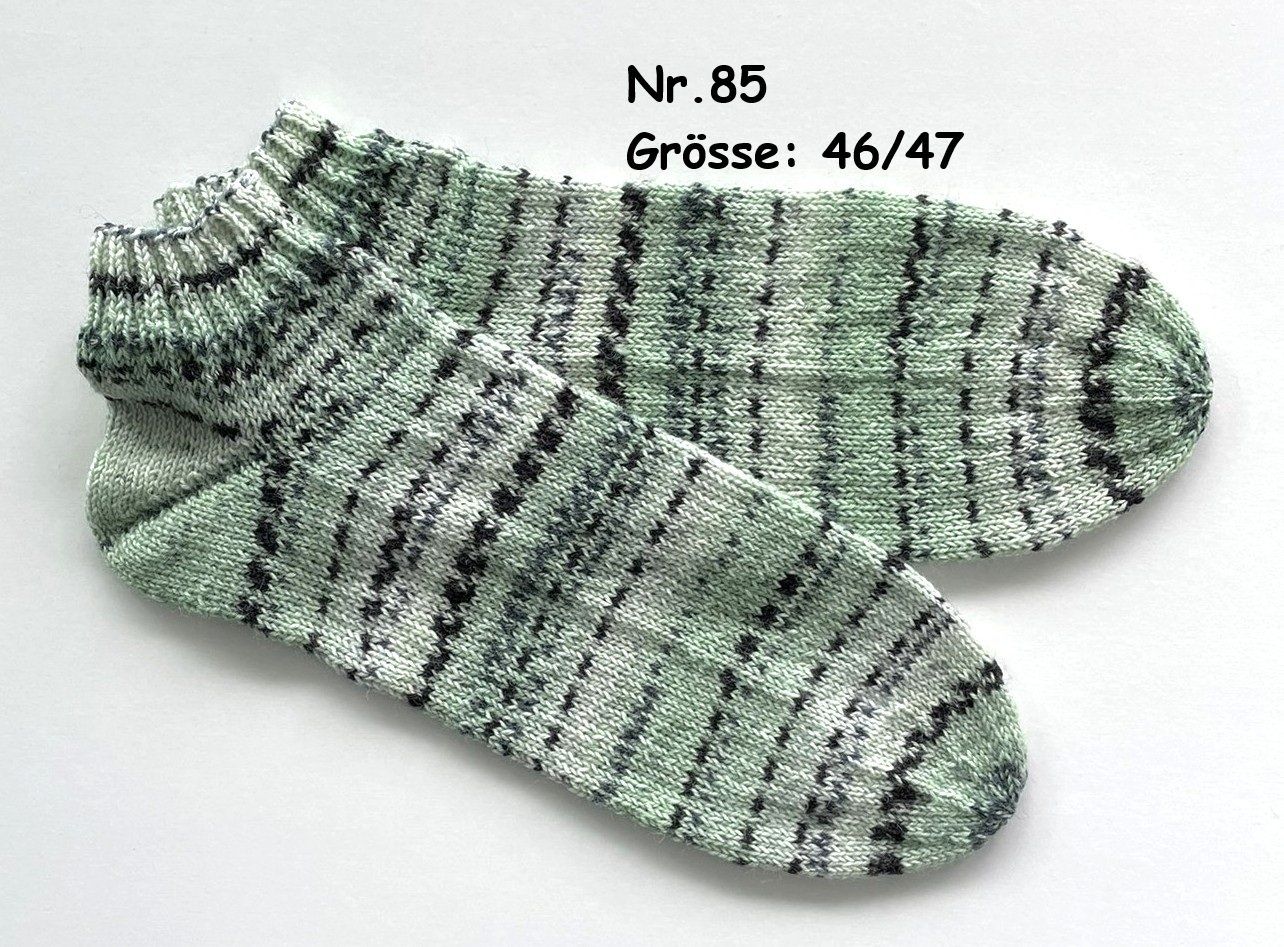 Chaussettes: Sneaker - Socken handgestrickt  Gr.46/47  Nr.85 – Neuf avec emballage d'origine à Täuffelen par wollness