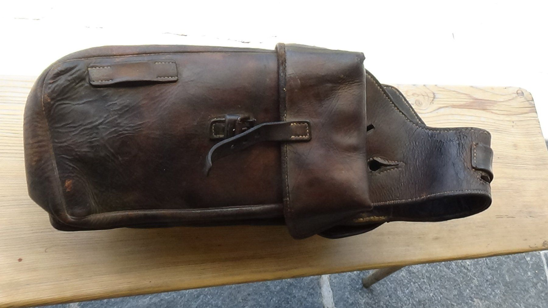 Schweizer Armee Taschen: Alte Kavallerie Satteltaschen – Gebraucht aus Wiedlisbach von Bobesch10