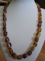 Nachlass: Ostsee Bernstein Schmuck Kette Collier 41 Gramm
