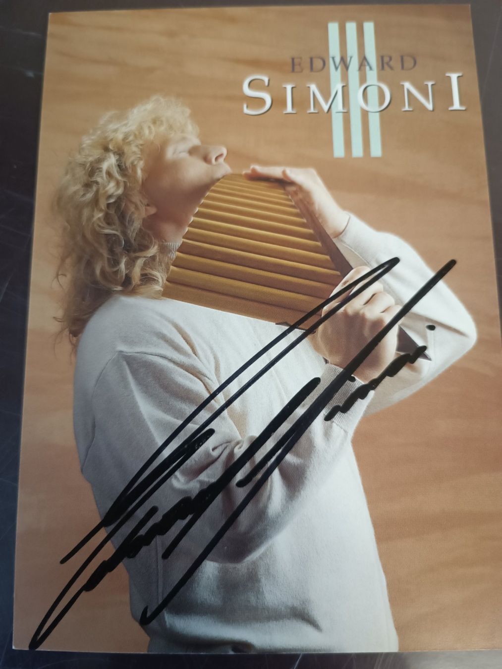 Autografi: Edward Simoni -  signierte Autogrammkarte – Usato da Menziken venduto da Artographs