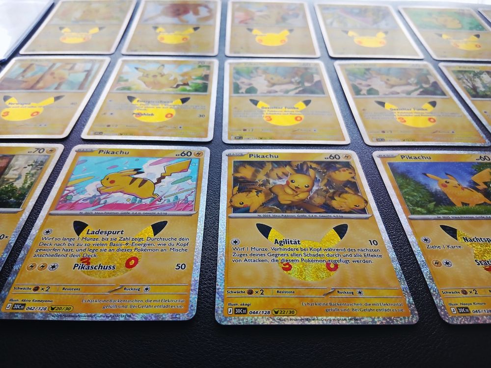 Pikachu Pokémon 30th Celebration First Partner Serie 3 DE (Neu (gemäss ...