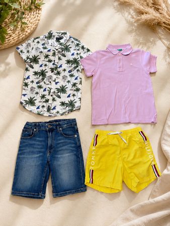 T-Shirt/Shorts Sommerkleider-Paket für 9/10-jährige