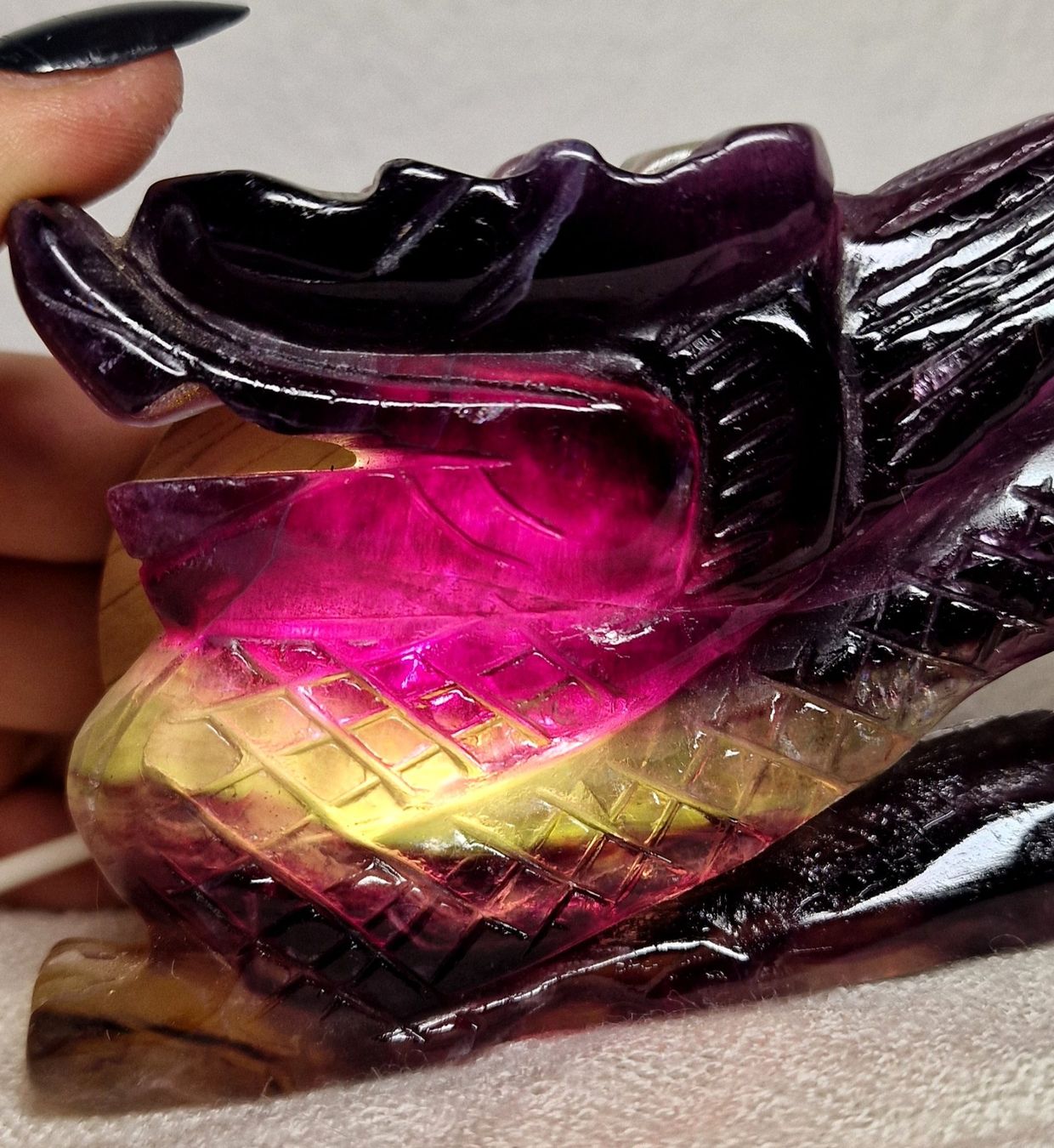 Mineralien & Heilsteine: Fluorit Chinesischer Drache 480g – Neu (gemäss Beschreibung) aus Matzingen von Shay_Crystalz 2
