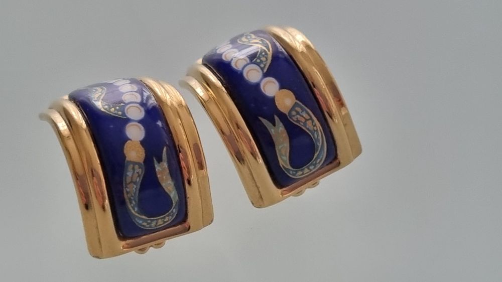 Hermès Orecchini pendenti & Orecchini a lobo: Boucles d'oreille clips Hermès vintage – Usato da Genève venduto da pao_8srw 3