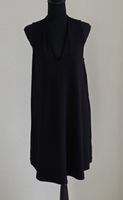 Schwarzes Sommerkleid A-Linie V-Ausschnitt Gr L von C&A Neu