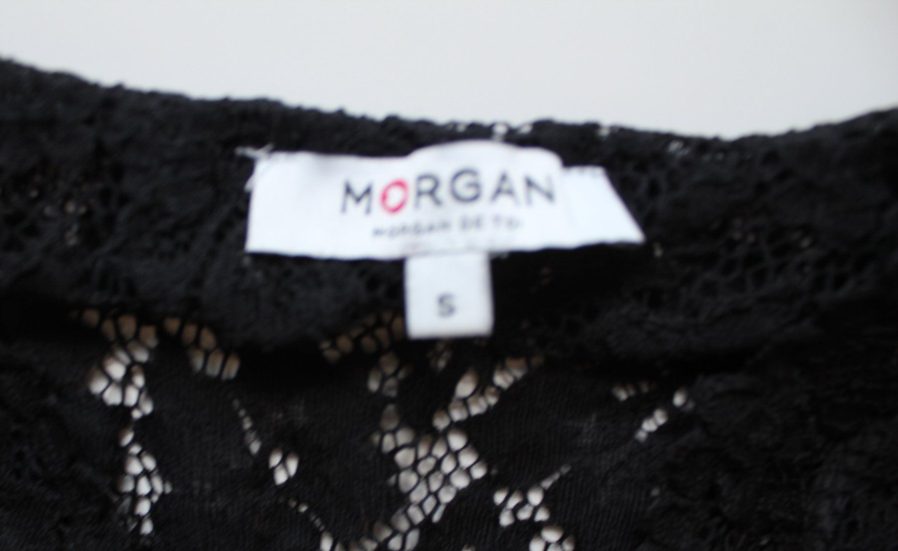 Morgan Vestiti: Robe noire dentelle Morgan  t. S – Usato da Peseux venduto da Gilloss 6