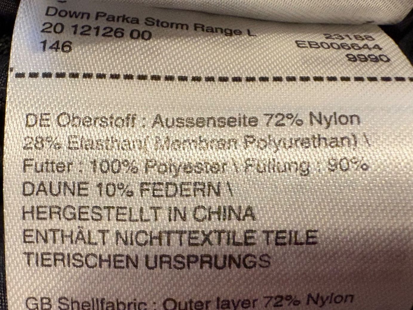 Schoeffel Jacken: Schöffel Winterjacke - Down Parka Storm Range L - Grösse M – Gebraucht aus Oberwil BL von tiggi123 5