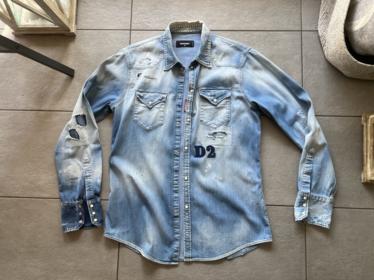 Dsquared2 Chemises: Dsquared2 D2 camicia jeans uomo 50 – D'occasion à Mendrisio par fly_9wzx 2