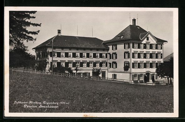 Ansichtskarten: Hemberg / Toggenburg, Pension Sennhauser – Gebraucht aus Berlin von bartko-reher