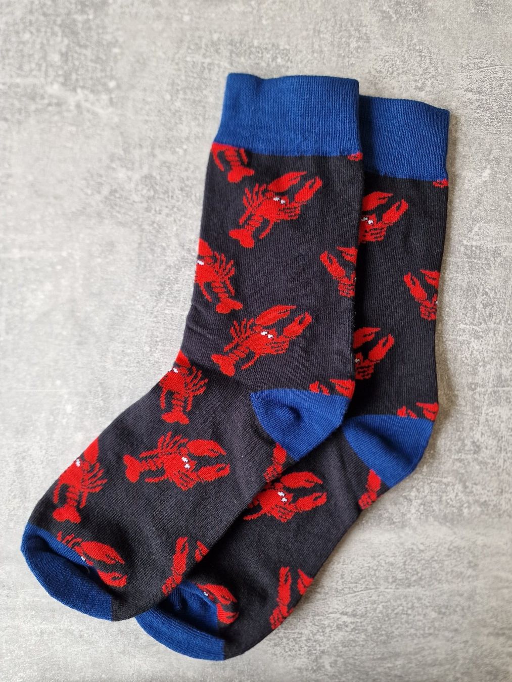 Calze: Socken Hummer, Socken Krebs – Nuovo e nell'imballaggio originale da Winterthur venduto da andrekeller95