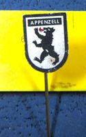APPENZELL KANTONS-WAPPEN KLEIN-FEIN ANTIK ANSTECKNADEL OLDI