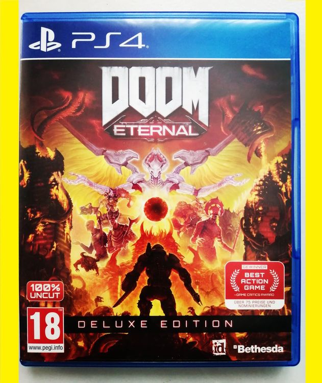 DOOM Sur PS4 - Neuf Sous Blister - Version Française - Action/Aventure