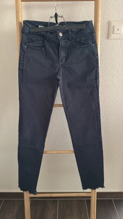 Jean slim femme bleu foncé BENETTON t. 36