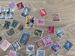 kleines Lot Marken Belgien, schön alt