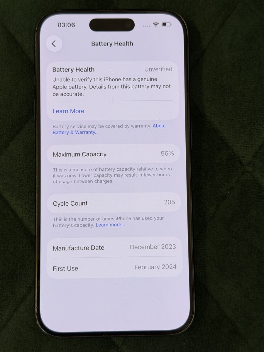 Apple Telefoni cellulari / Smartphones: iPhone 15 pro , 128 GB , Akku 96% – Usato da Zürich venduto da Ahmad-776 5