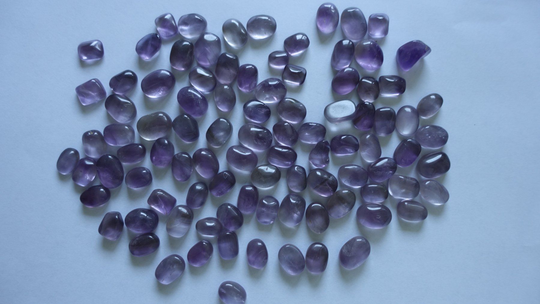Pietre preziose: Amethyst Edelsteine vorgetrommelt zum Schliff – Usato da Fürigen venduto da mari-anne1 2